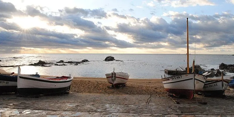 Playa de Port Bo en Palafrugell