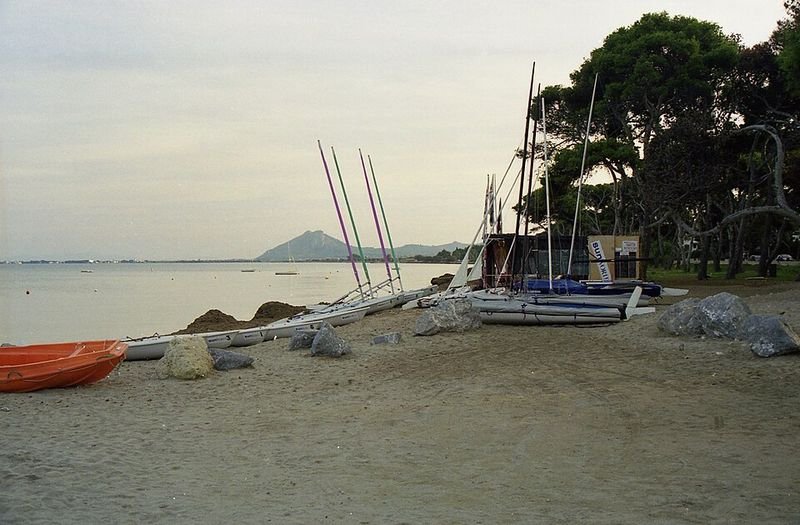 Playa Port de Pollença en Pollença, Islas Baleares