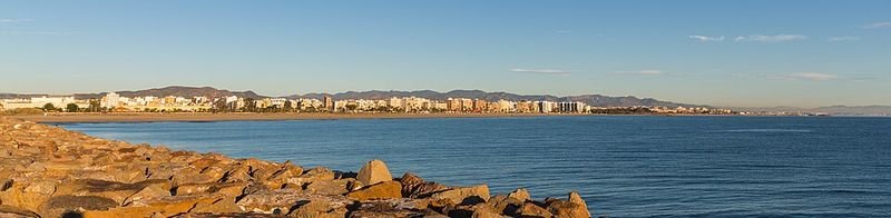 Playa Port de Sagunt en Sagunto/Sagunt