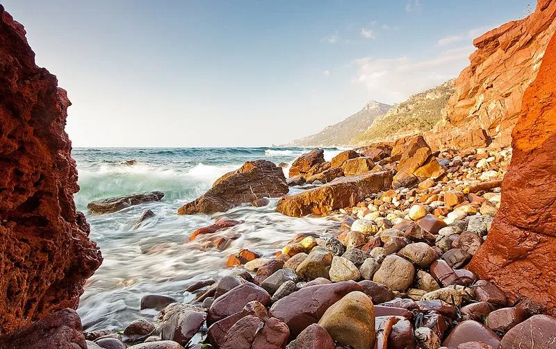 Playa Port D'Es Canonge en Banyalbufar, Islas Baleares — foto 6 de 10