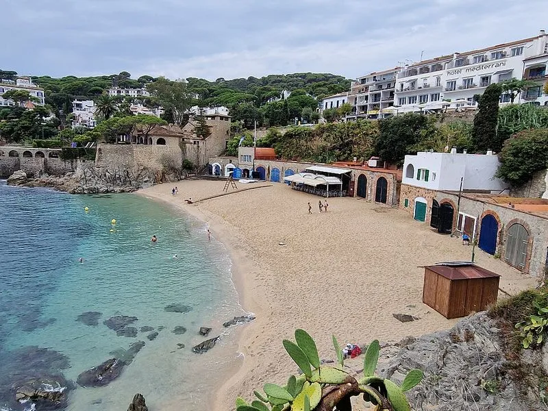 Playa de Port Pelegrí en Palafrugell
