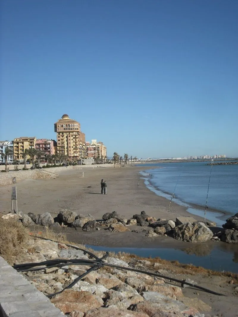 Playa de Port-Saplaya Sur en Alboraya
