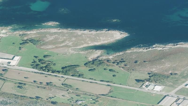 Vista aérea de Portelo, Cervo