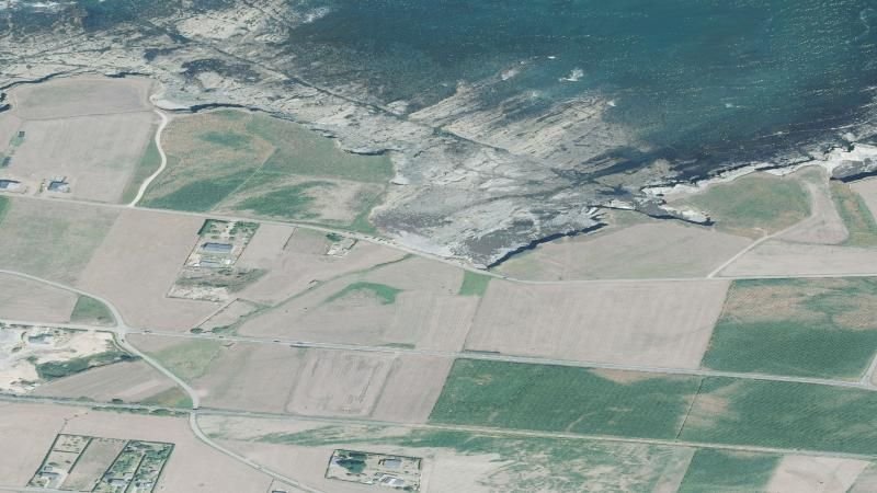 Vista aérea de Portiño de A Devesa, Ribadeo