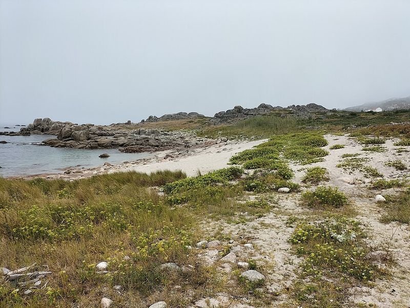 Playa Porto Negros en Carnota
