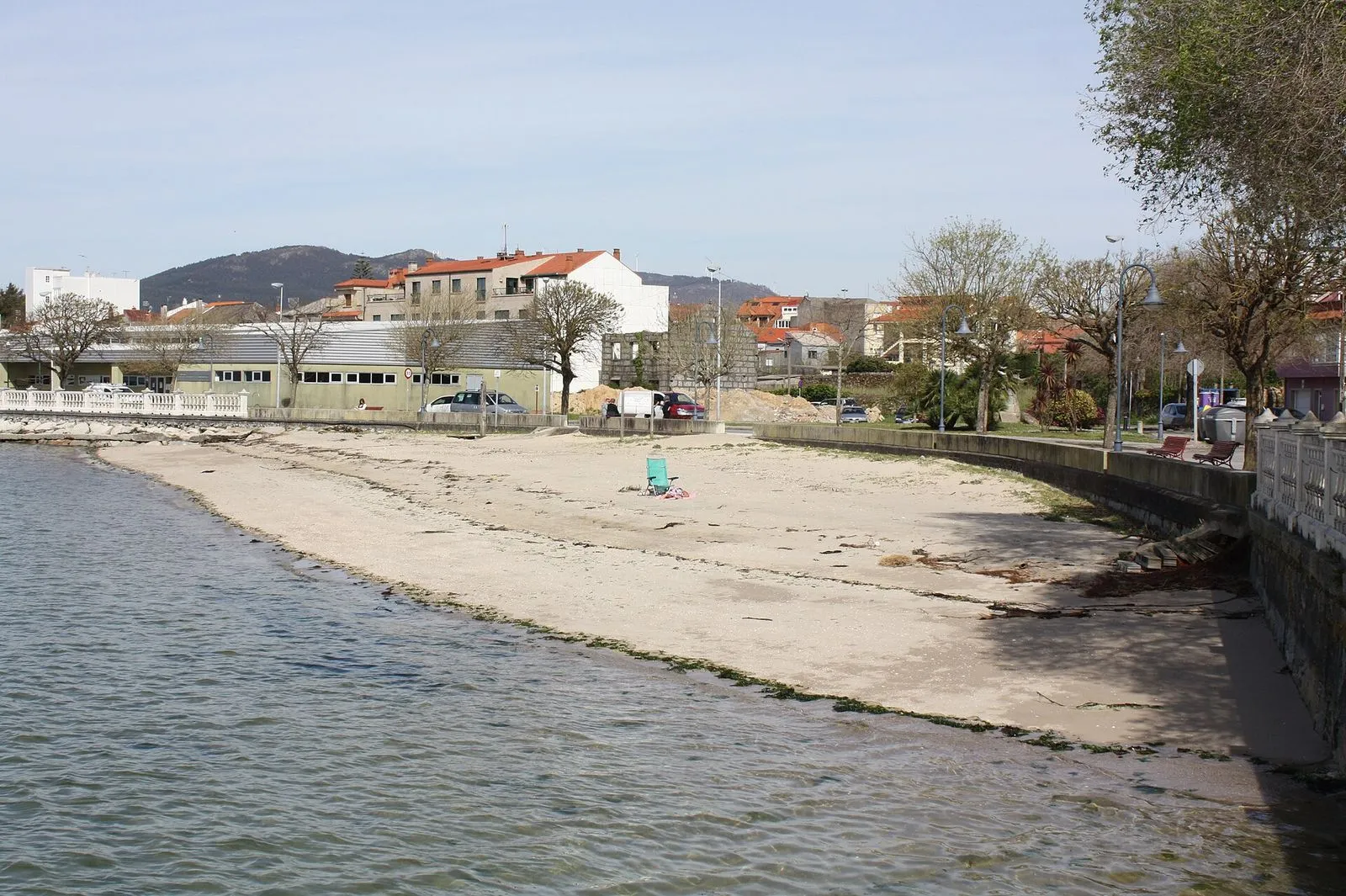 Playa de Preguntoiro en Vilagarcía de Arousa