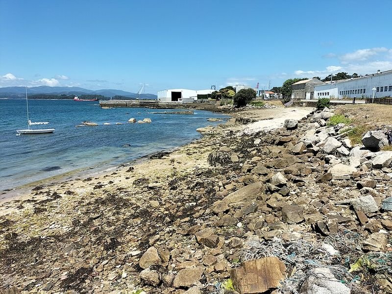 Playa Preguntoiro en Vilagarcía de Arousa