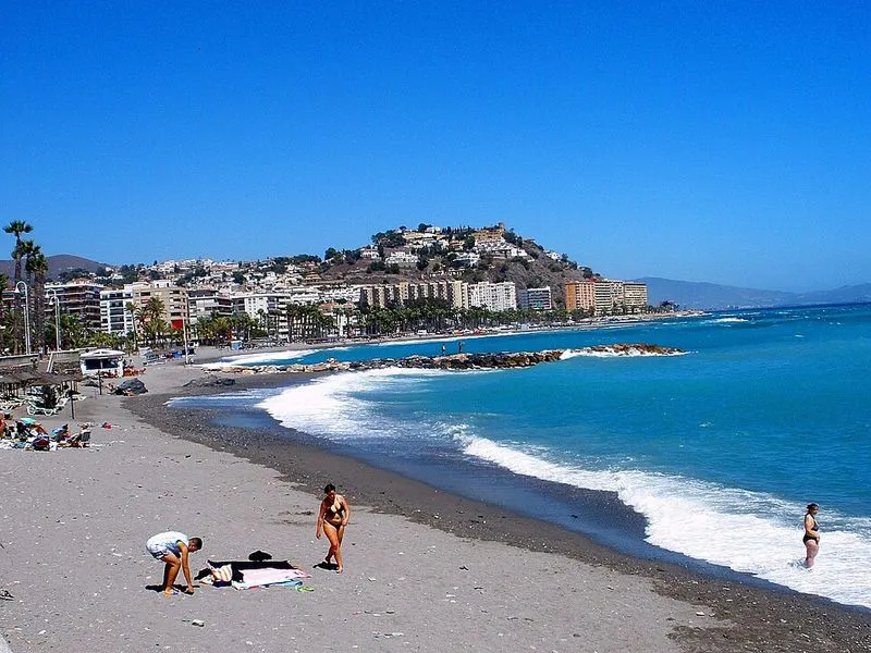 Playa de Puerta del Mar en Almuñécar