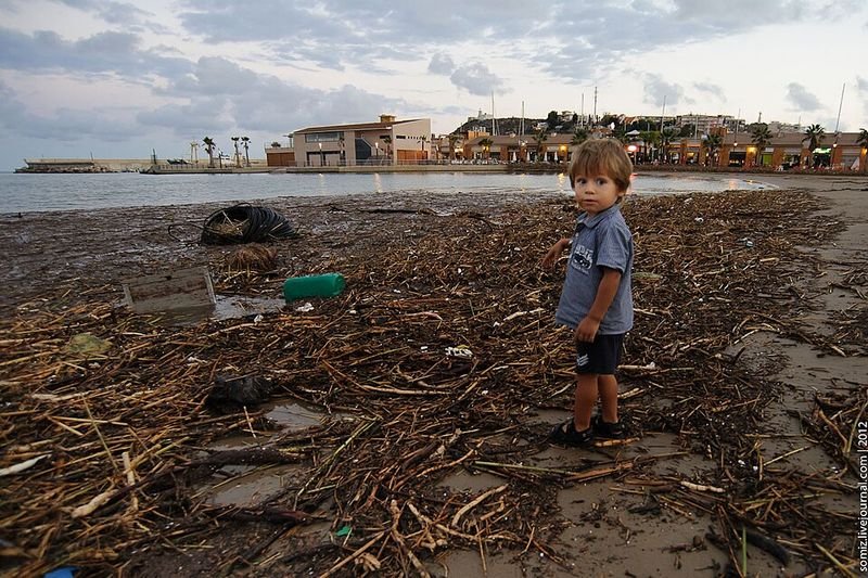 Playa Puerto de Mazarrón en Mazarrón