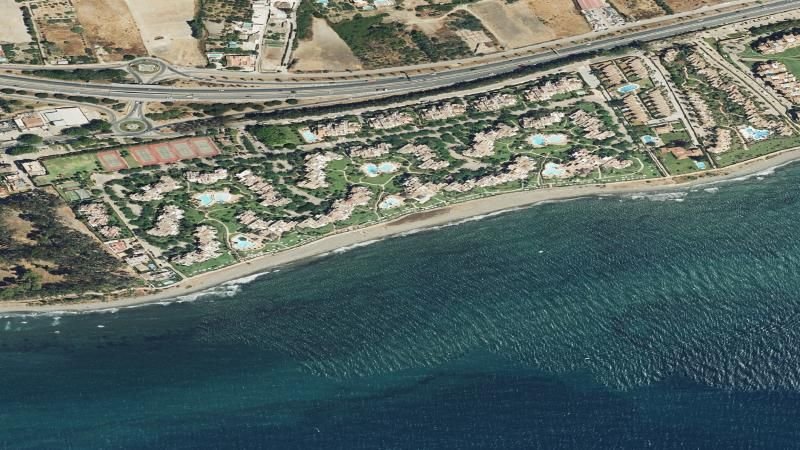 Vista aérea de Punta de la Plata, Estepona