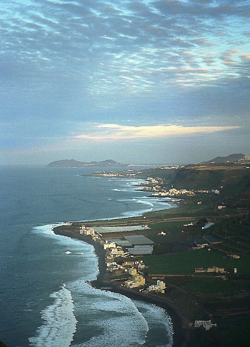 Playa Punta del Angosto en Santa María de Guía de Gran Canaria