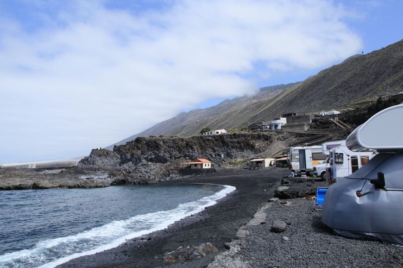 Playa Punta Larga en Fuencaliente de la Palma