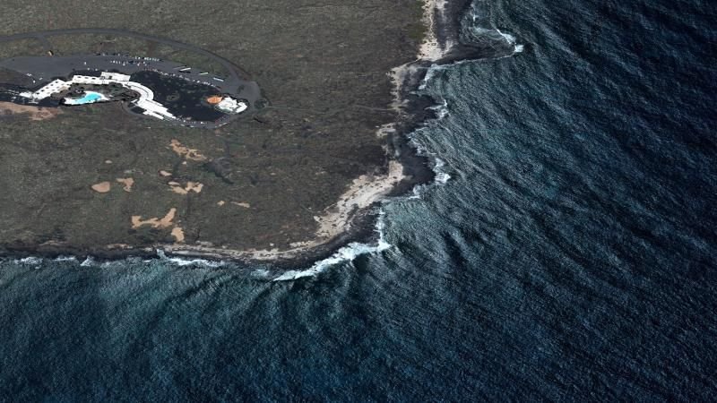 Vista aérea de Punta Usaje, Haría