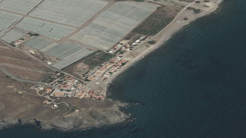 Vista aérea de Playa de Puntas de Calnegre en Lorca, Murcia