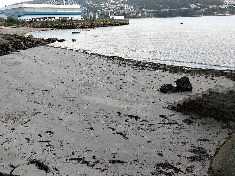 Playa Queixeira en Moaña