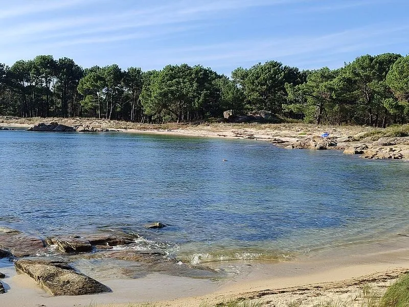 Playa de Rebelló en A Illa de Arousa
