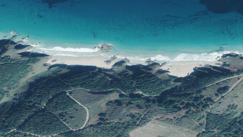 Vista aérea de Reixa Chica, Malpica de Bergantiños