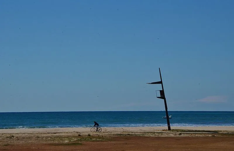 Playa de Ribes Roges en Vilanova i la Geltrú, Barcelona — foto 5 de 6