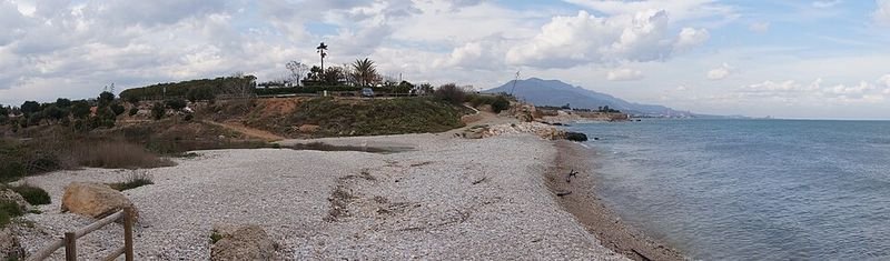 Playa Riu de la Sénia en Vinaròs