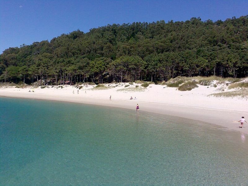 Playa Rodas en Vigo