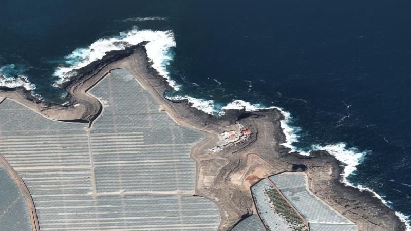 Vista aérea de Roque Prieto, Santa María de Guía de Gran Canaria