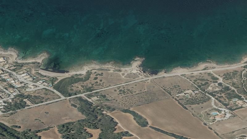 Vista aérea de Playa Sa Cánova en Artà, Islas Baleares