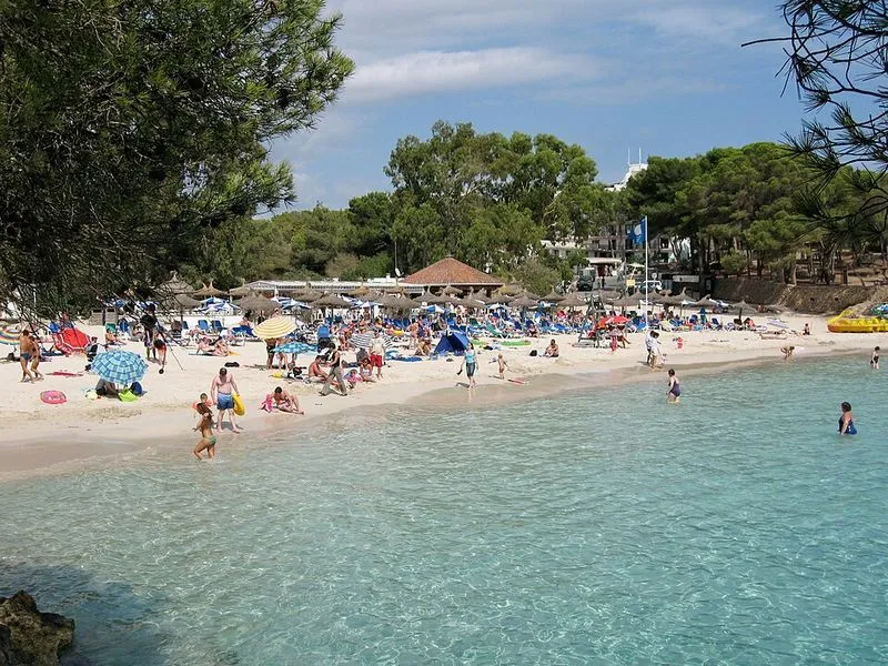 Playa de sa Font de N'Alis en Santanyí, Islas Baleares — foto 8 de 10