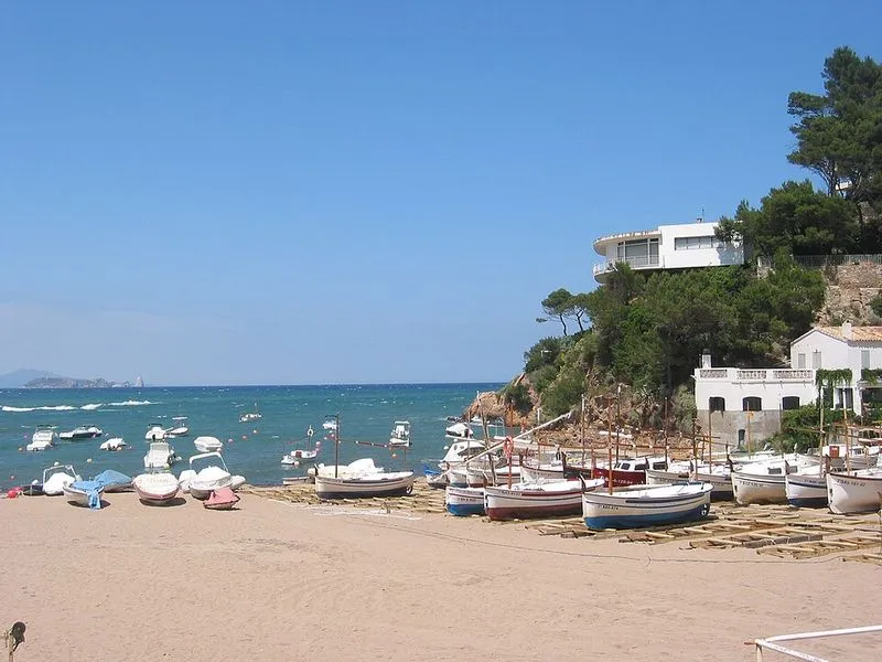 Playa de sa Riera en Begur