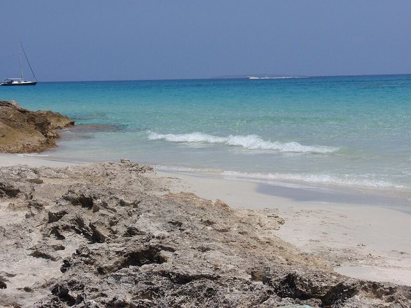 Playa Sa Roqueta en Formentera