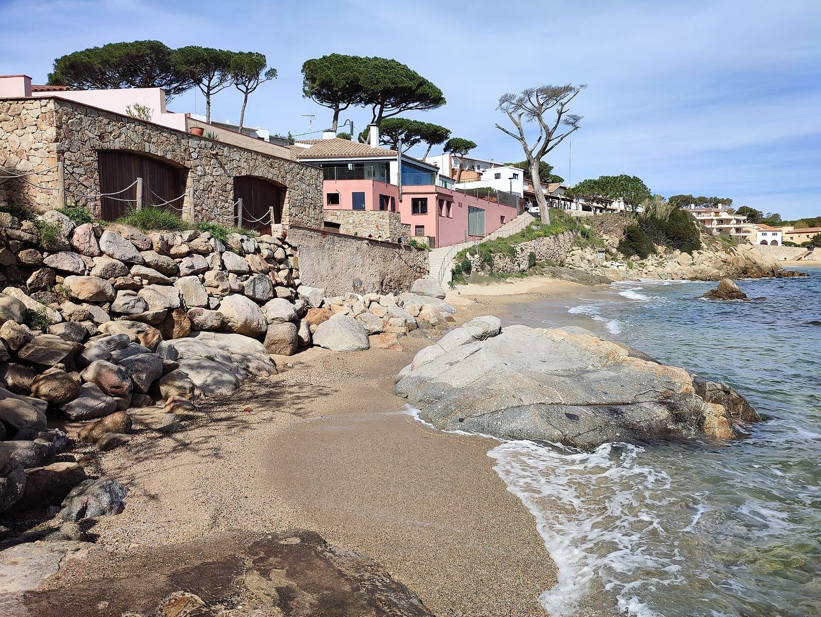 Playa de sa Tamardia en Palamós, Gerona