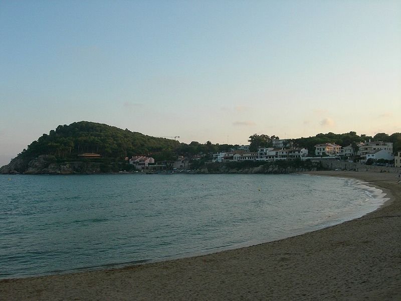Playa Sa Tamardia en Palamós, Gerona