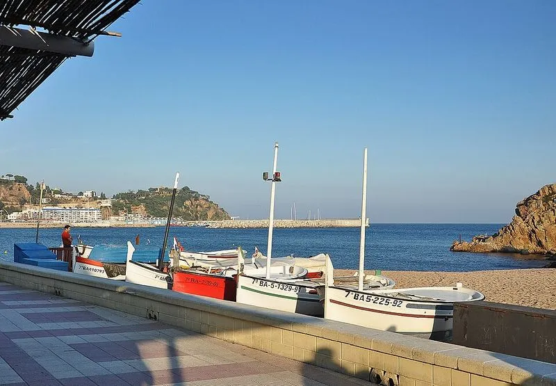 Playa S'Abanell en Blanes, Gerona — foto 7 de 9
