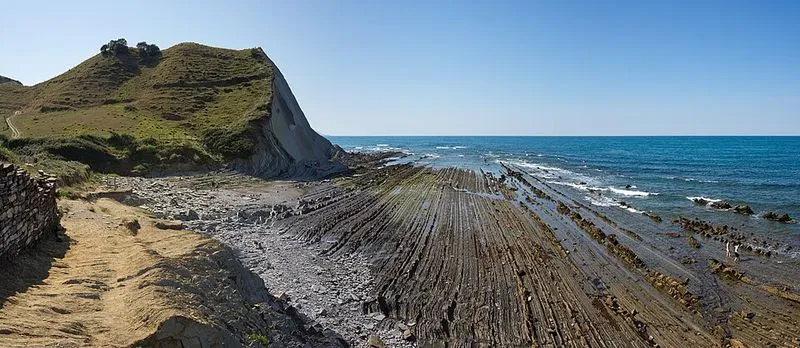 Playa Sakoneta en Deba, Guipúzcoa — foto 2 de 10