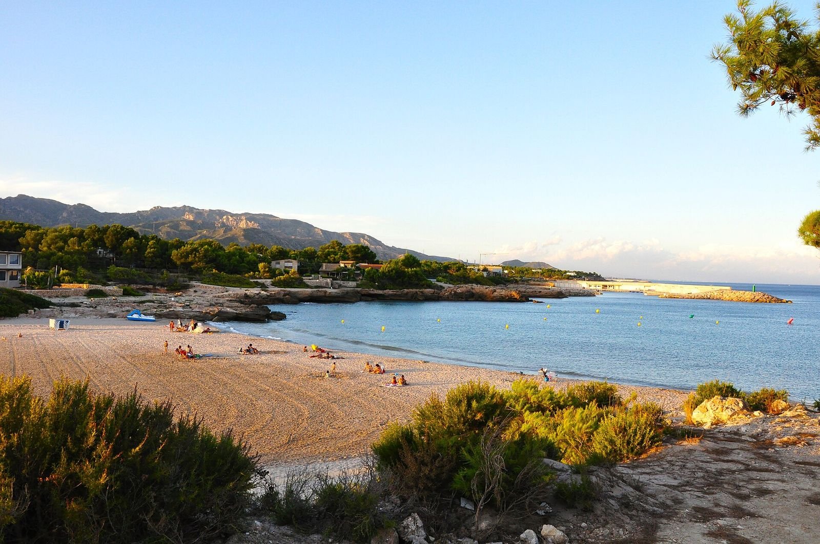 Playa de Sant Jordi en L'Ametlla de Mar, Tarragona