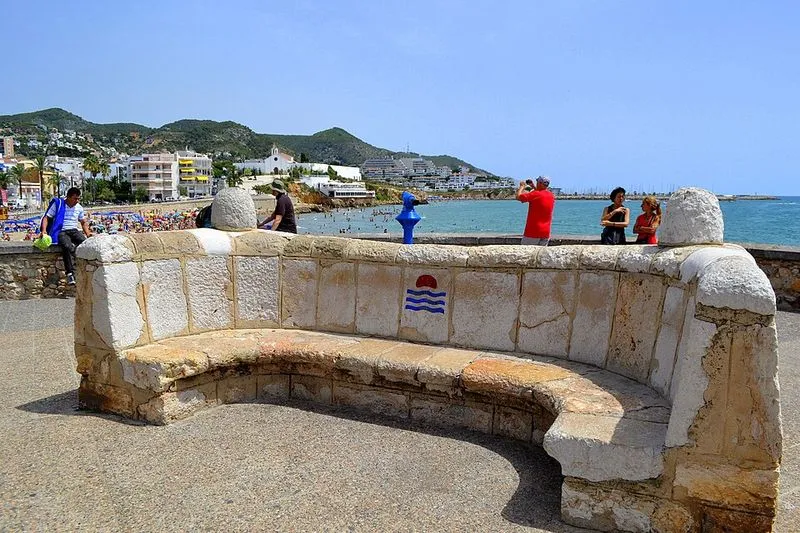 Playa de Sant Sebastià en Sitges, Barcelona — foto 5 de 8