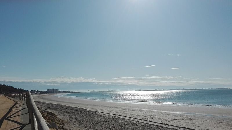 Playa Santa Catalina en El Puerto de Santa María, Cádiz
