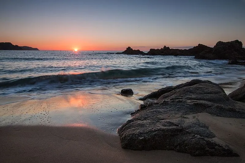 Playa de Santa Cristina en Lloret de Mar