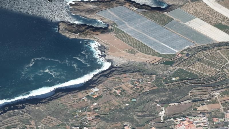 Vista aérea de Santo Domingo, La Guancha