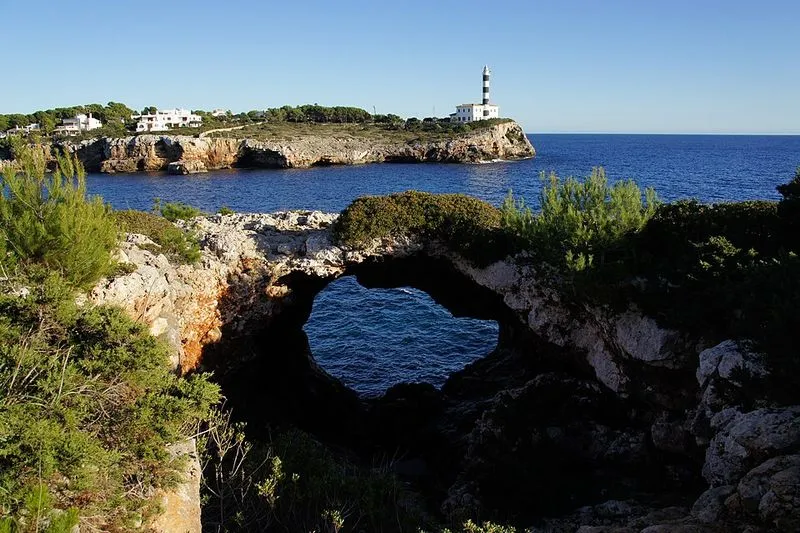 Playa de s'Arenal de Portocolom en Felanitx, Islas Baleares — foto 3 de 5
