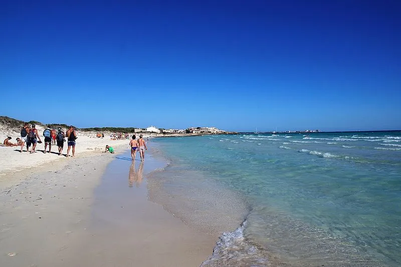 Playa de s'Arenal de Sa Rápita en Campos, Islas Baleares — foto 7 de 10