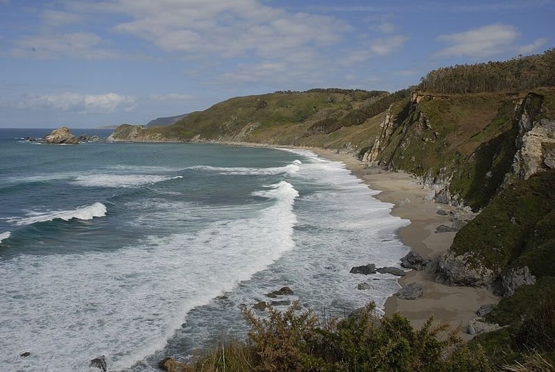 Playa Sarridal en Ortigueira, A Coruña