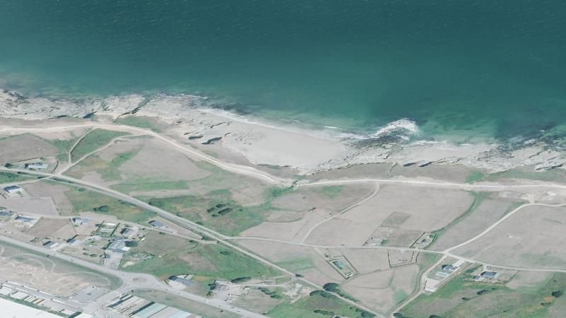 Vista aérea de Sarrido, Foz