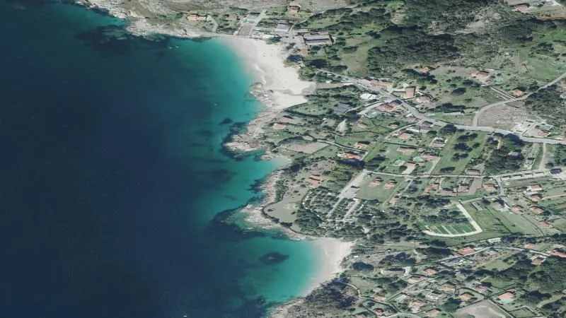 Playa de Sartaxéns en Cangas