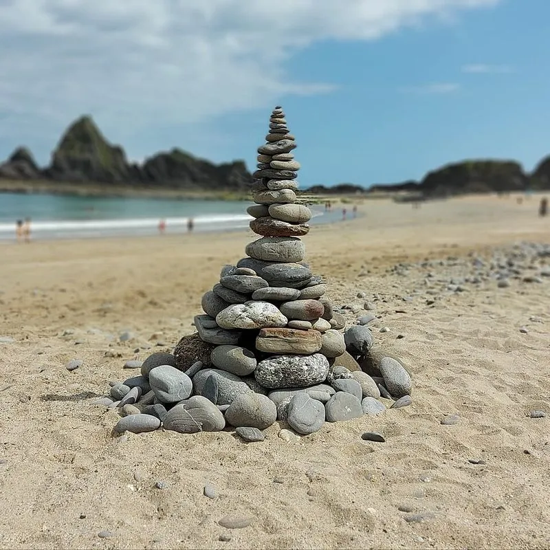 Playa Saturrarán en Mutriku, Guipúzcoa — foto 3 de 6