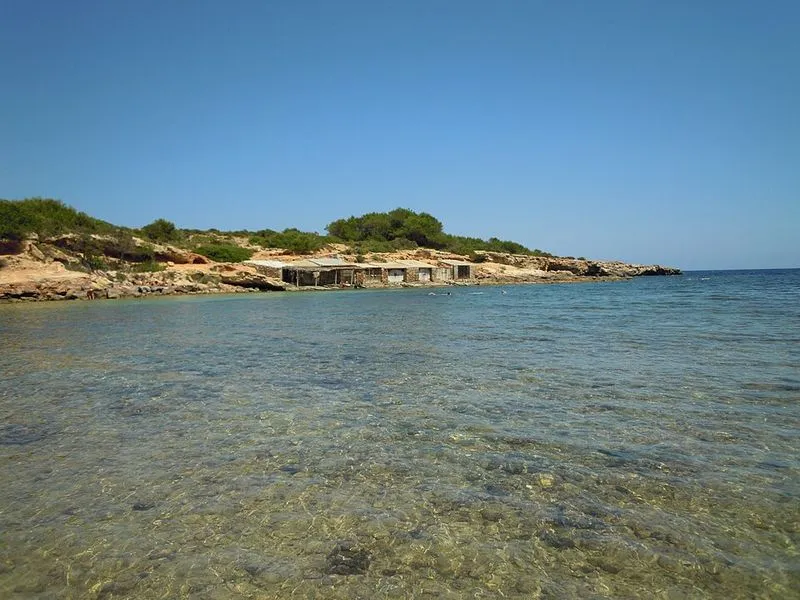 Playa S'Estanyol en Santa Eulalia del Río, Islas Baleares — foto 2 de 5