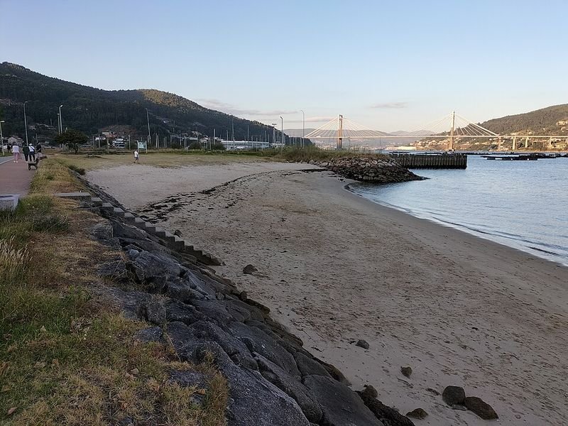 Playa Sobreira en Moaña