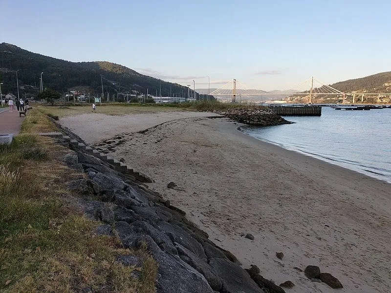 Playa de Sobreira en Moaña
