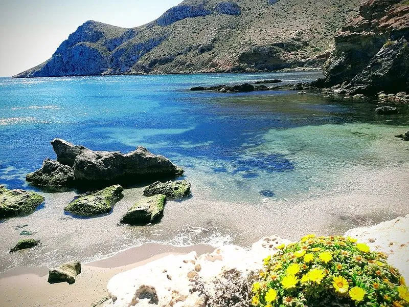 Playa de Sombrerico en Águilas, Murcia — foto 2 de 3
