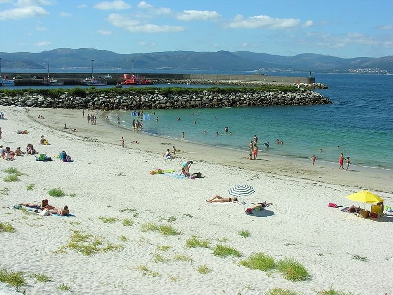 Playa Suigrexas en Porto do Son, A Coruña