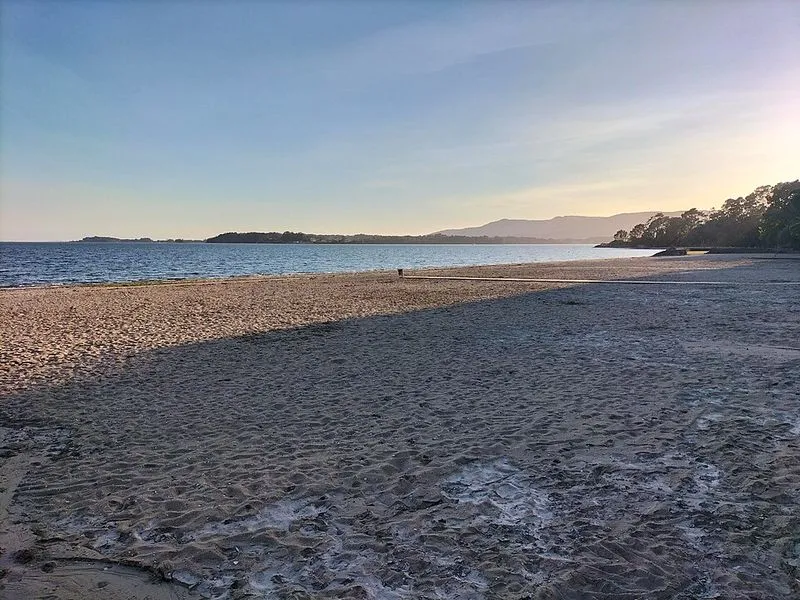 Playa de Tanxil en Rianxo